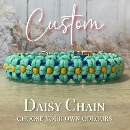 Custom Handmade Collar | Daisy Chain Weave