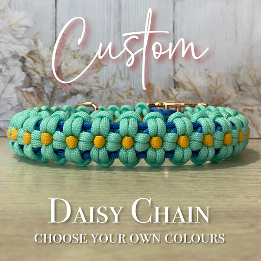 Custom Handmade Collar | Daisy Chain Weave