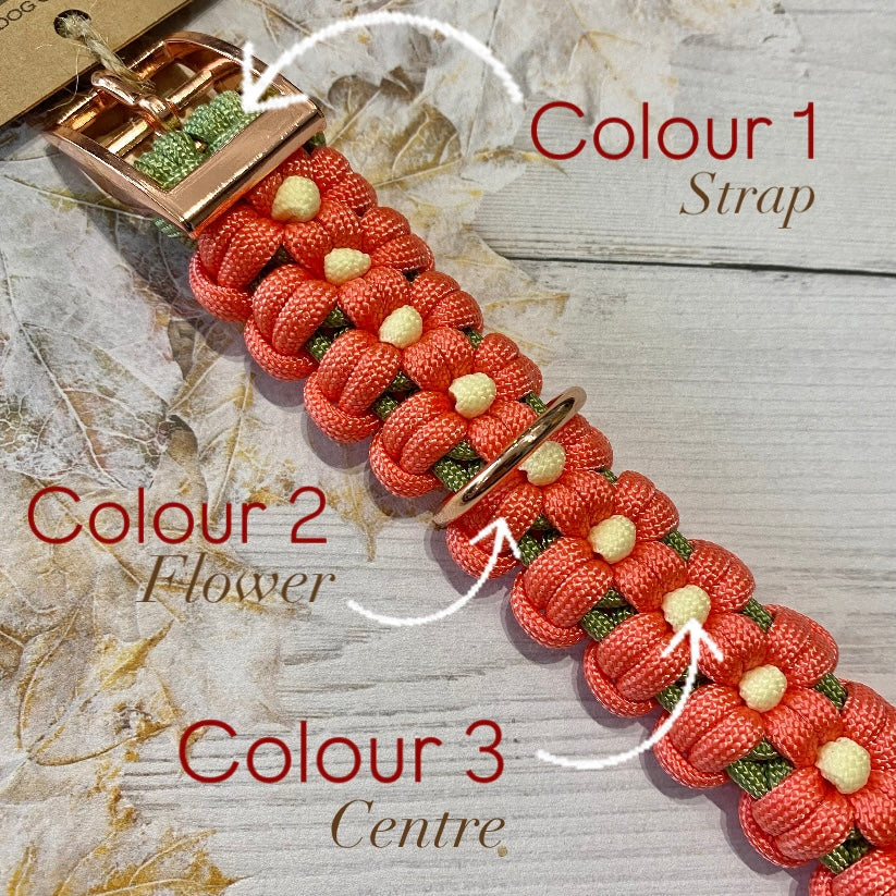 Custom Handmade Collar | Daisy Chain Weave