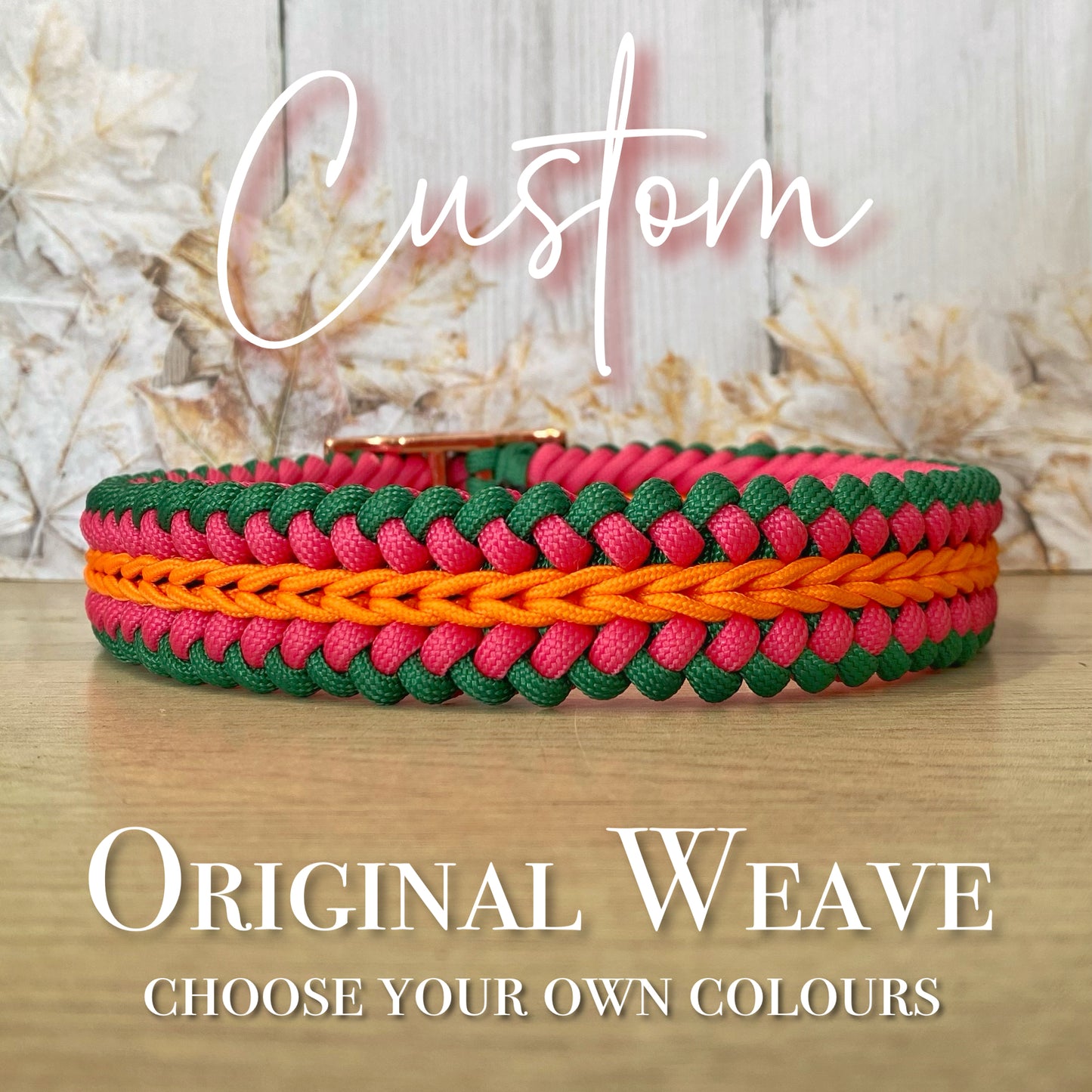 Custom Handmade Collar | Original Weave