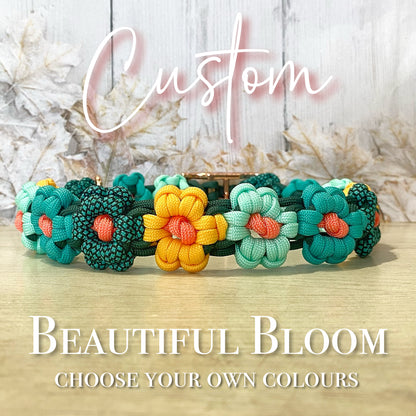 Custom Handmade Collar | Beautiful Blooms