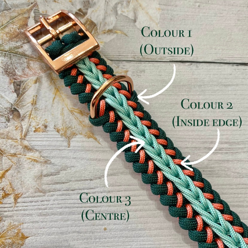 Custom Handmade Collar | Narrow Weave