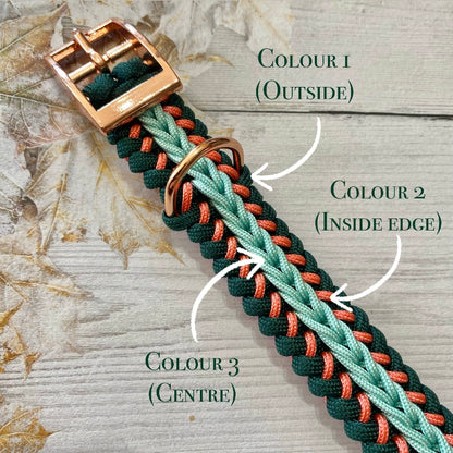 Custom Handmade Collar | Narrow Weave